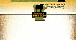 Desktop Screenshot of mnbeefexpo.com