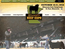 Tablet Screenshot of mnbeefexpo.com